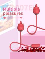 5 Modos de succión Estimulación del pezón del clítor Dildos anales Juegos Rosa Vibrator Juguetes sexuales para mujeres G Spot Estimulador del pezón del clítor Producto para adultos Impermeable - details 1