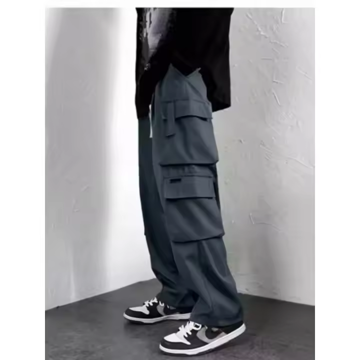 Pantalones deportivos para hombre, ropa deportiva para gimnasio, tallas grandes, moda Y2K, ropa holgada. - 1