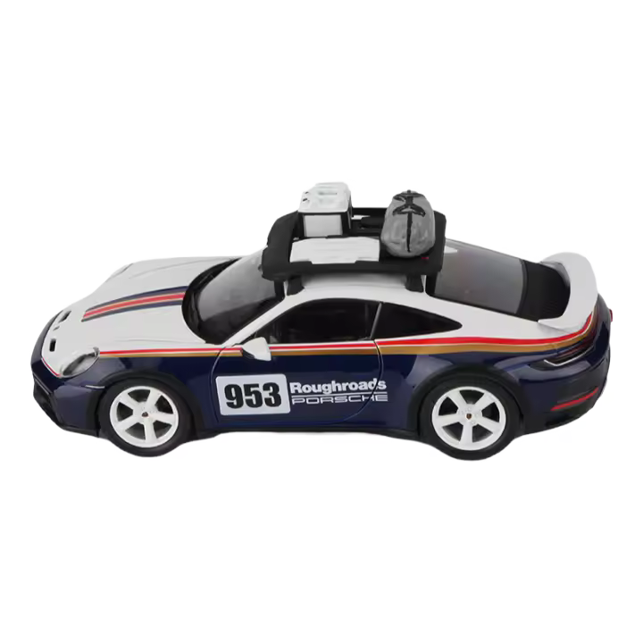 Modelo De Coche De Aleación Bburago 1:24 Porsche 911 Dakar Juguete De Carreras a Escala Regalo Para Colección Vehículo Diecast Sin Batería Metal - 1