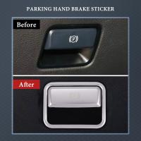 Pegatina de freno de mano para estacionamiento de coche, cubierta de marco de interruptor de freno de botón P, embellecedor para Benz ML350, GL450, AMG, W166, W176, W246, X156 - details 3