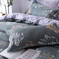 Juego de ropa de cama de 2/3 piezas, edredón de microfibra para cama doble, tamaño Queen - details 4
