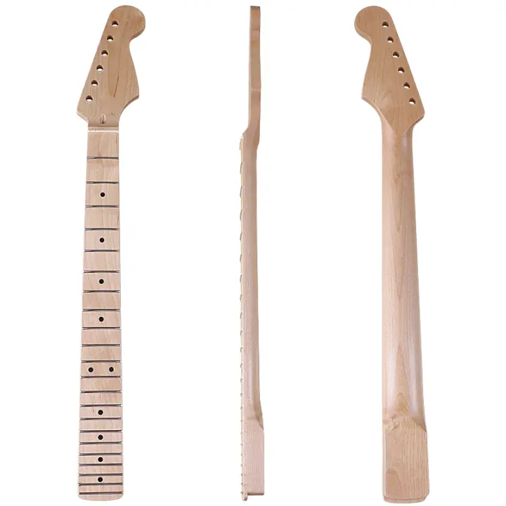 Cuello de Guitarra Eléctrica ST 6 Cuerdas Maple Canada 22 Frets 5.6CM Ancho Artesanía Buena Marca V-glorify - 1