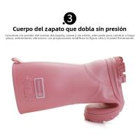 Botas de Lluvia de Moda para Mujeres Antideslizantes, Acolchadas, Calientes para Todas las Estaciones - details 2