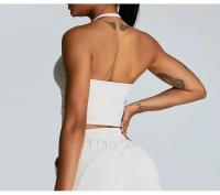 Sujetador Deportivo de Yoga para Mujer Ajuste Cómodo, Secado Rápido, Resistente a Golpes, Material de Nylon Ideal para Correr, Primavera/Verano - details 6