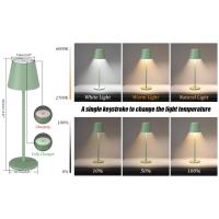 lámpara de mesa led recargable
