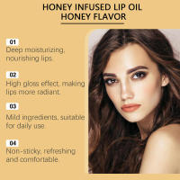 Aceite labial para el cuidado diario de la piel, suave e hidratante con sabor a miel - details 8