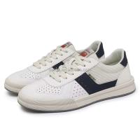Zapatos de cuero informales de moda antideslizantes planos italianos clásicos blancos nuevos, marca 2025 para hombres - details 5