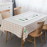 Mantel de comedor con cubierta de mantel Rectangular, impermeable, geométrico Simple, estilo nórdico - details 10