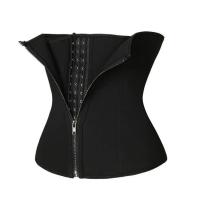 Entrenador de Cintura para Mujer Cinturón Adelgazante para Abdomen Correa de Control Ganchos Negros - details 4