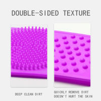 2 X Espalda para Ducha Fácil de Limpiar Exfoliar Cepillo de Baño Depurador de Cuerpo Femenino de Silicona - details 3