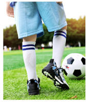 Zapatos de fútbol de marca para niños, zapatillas de fútbol antideslizantes para entrenamiento de campo de césped, tenis de fútbol, zapatillas de fútbol a la moda para niños - details 17