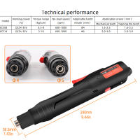 Destornillador eléctrico ajustable Industrial, taladro de 24V con 21 brocas - details 6