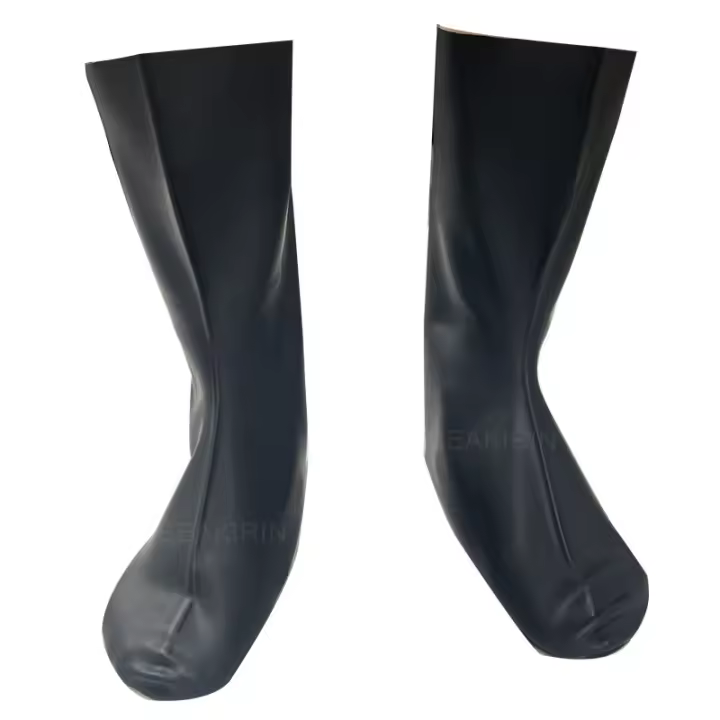 Calcetines de traje seco de látex 3D (planos) elásticos Calcetines impermeables para traje seco Reparación Sustitución Sellos de goma Longitud de la suela 10 pulgadas (un par) - 1