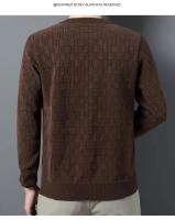 Suéter informal para hombre, Jersey de punto grueso, suéter de moda para hombre, Top cálido de otoño e invierno 4XL - details 19