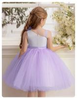 Vestido de fiesta amarillo para niñas de 3 a 12 años, vestidos de cumpleaños morados de 7-8 años, vestido de novia de flores rosas de princesa de presentador de 6 años - details 10