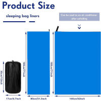 Saco de dormir de forro polar suave, manta de Camping ultraligera, sábanas de viaje al aire libre, tienda de campaña, cama cálida - details 2