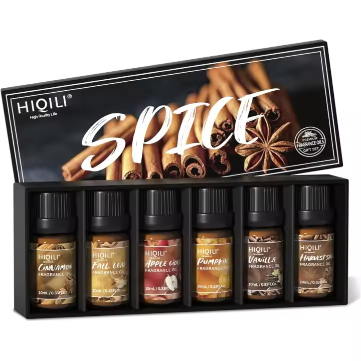 Set de Aceites Esenciales para Difusor Aceite Aromaterapéutico Puro Natural, 6 x 10 ml - 1