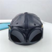 Gafas de sol de cuero PU que combinan con todo, sombrero, ropa de calle bonita, gorra con visera, sombrero para el sol de estilo coreano con personalidad, Unisex - details 13