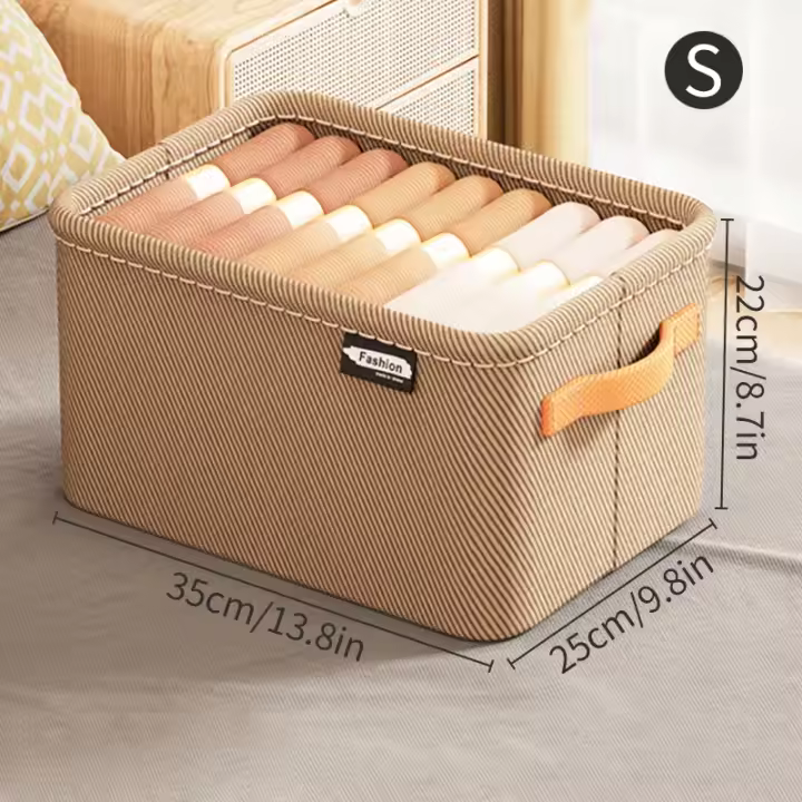 Organizador de ropa de gran capacidad, caja de almacenamiento para pantalones vaqueros, suéteres, armarios, cajones, armario - 1