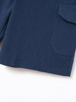 Pantalones cortos Cargo de lino con múltiples bolsillos para hombre, pantalones cortos con cordón de cintura a la moda para exteriores - details 11