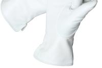 Guantes de piel de oveja para mujer, manoplas cortas de terciopelo fino para pantalla táctil, de cuero, de buena calidad, para invierno, 2226 - details 55