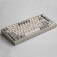 Teclas de teclado mecánico Retro, 9009 teclas, Material PBT, sublimación, perfil Cherry, gris y blanco, griego, 136 - details 4