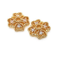 Accesorios de Joyería DIY de Alta Calidad Abalorios de Cuarzo de Brasa Dorada de 18K - details 6