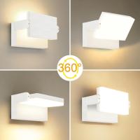 Aplique LED 40W Pared Exterior/Interior 360 ° Rotación Blanco cálido 3000K LED Exterior Impermeable Apliques de Pared negra 3000LM - details 25