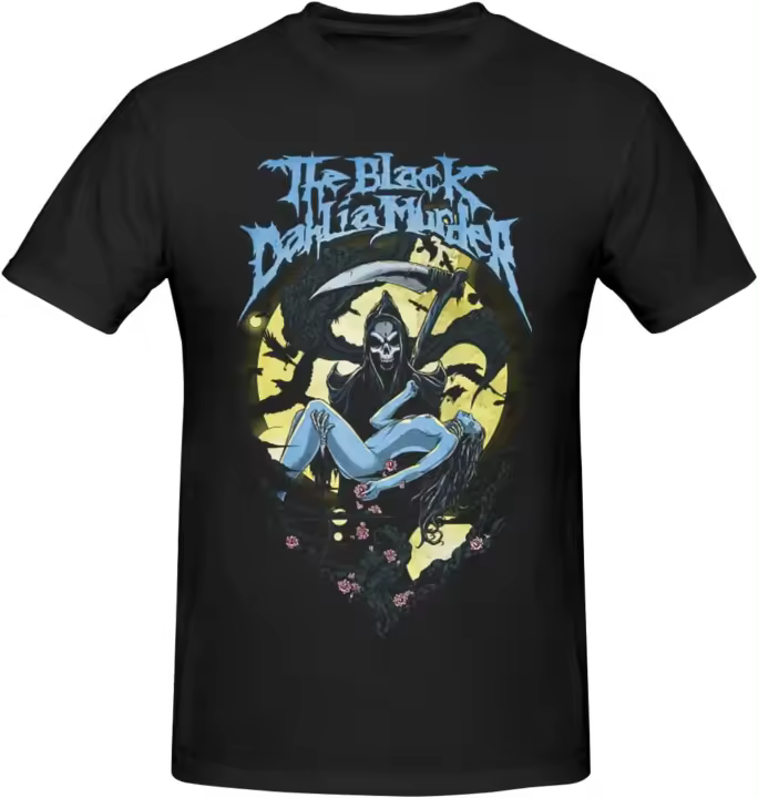 Camiseta bonita The Black Dahlia Murder para hombre, camiseta de verano con cuello redondo, ropa informal de manga corta de algodón - 1