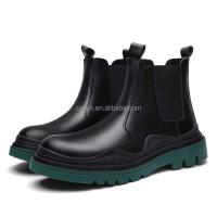 Nuevo vestido de cuero de moda Chelsea para hombres, productos más vendidos de Oxford, calzado deportivo para exteriores, botas cortas, barato - details 6