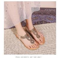 Sandalias Plataforma Mujer Strass Verano 2025 - Diseño Bohemio con Tacon Ancho Cómodo - Zapatos Elegantes Playa y Fiesta - details 13