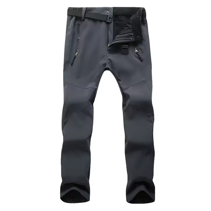 LNGXO Pantalones de Vellón para Mujer Cálido, Impermeable, Suave Shell para Exteriores de Invierno - 1