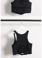 Camisola de compresión para entrenamiento de gimnasia para mujer, sujetador deportivo Sexy con tirantes cruzados para Fitness y Yoga con almohadilla extraíble, novedad de 2024 - details 20
