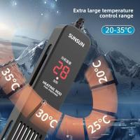 Control inteligente 20-35 de la varilla de calefacción del tanque de peces digital de la exhibición LCD ° Calentador sumergible para acuario C con ventosa - details 5