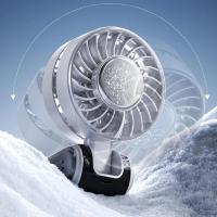 Ventilador plegable de mano de 100 niveles de velocidad, Mini ventiladores de refrigeración plegables con pantalla Digital, batería de 24H, ventilador de aire acondicionado de 3600mAh - details 5