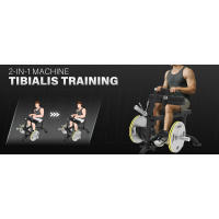 HVO Seated Raise hine: Home Gym Calf Workout hine Entrenamiento y ejercicio de piernas - details 2