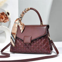 Nuevo diseño de nicho, bufanda de seda portátil, bolso de mensajero portátil para mujer - details 3