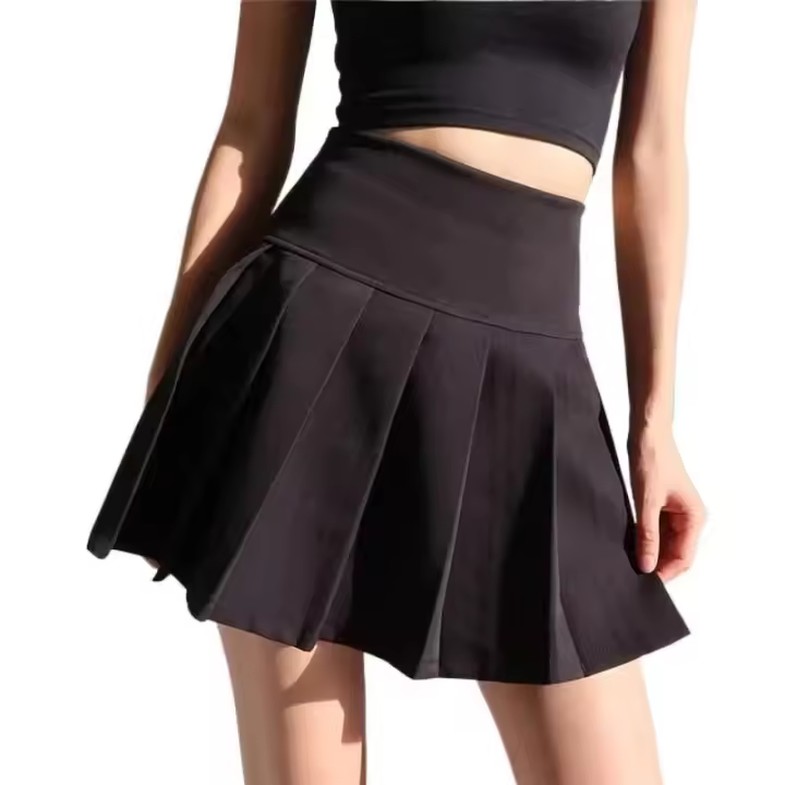 Mini faldas plisadas de Escuela Japonesa de verano para mujer, falda bonita Kawaii de cintura alta, uniforme Haruku - 1