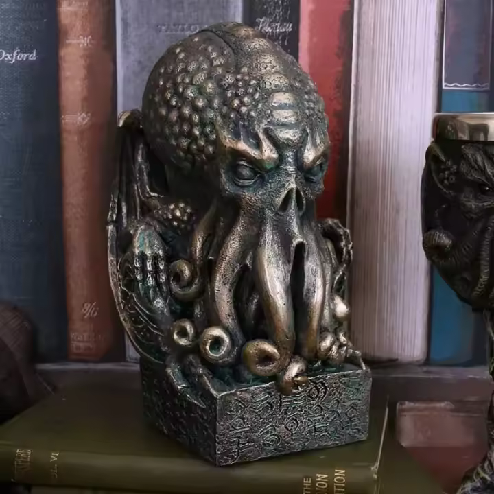 Estatua de Cthulhu Vintage de Resina Decoración de Hogar Moderna de Octopus - 1