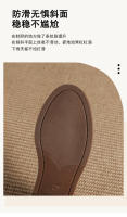 Zapatos de cuero con tacón grueso simple, suela suave, de 4 cm de altura, zapatos pequeños de cuero. - details 6