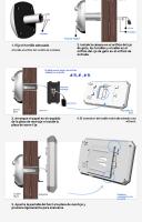Mirilla electrónica puerta interfonos para casa Timbre inalambrico exterior con camara - details 11