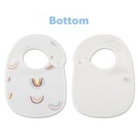 Babero de algodón de 2 piezas para bebé, toalla de Saliva impermeable para alimentación de recién nacido, paño para eructar - details 2