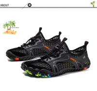 Zapatos de agua transpirables Unisex, zapatillas antideslizantes para playa, deportes al aire libre, zapatillas descalzas, senderismo, pesca, zapatos para vadear, Verano - details 27