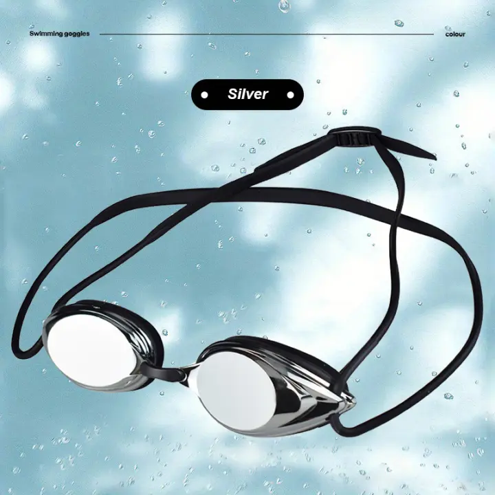 Gafas de Natación para Adultos Gafas de Carreras Antivaho con Ajuste - 1