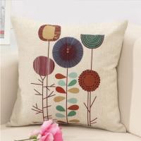 Funda de Cojín de Lino de Algodón para sofá, cubierta de Cojín Suave, decorativa, 4 piezas, 45x45 cm - details 4
