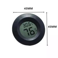 1-10 piezas+70 °   C mini LCD termómetro digital higrómetro circular probador de temperatura y humedad sensor cigarro CA congelador - details 3