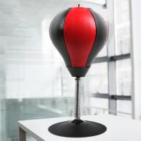 Bola de boxeo de escritorio de PU para aliviar el estrés, bolsa de boxeo de entrenamiento de velocidad de lucha, Muay Tai MMA - details 11