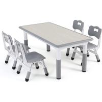 Mesa de Niños Ajustable en Altura Juego de Sillas de 4 Ideal para Jardín de Infantes y Habitación - details 26