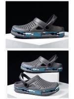 Sandalias con plataforma de camuflaje para hombre, zuecos con suela Eva, a la moda, para verano y exteriores - details 6
