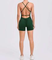 Conjunto de entrenamiento de ejercicio para mujer, traje de yoga, ropa deportiva, mono de gimnasio, rojo, verano, 2024 - details 31